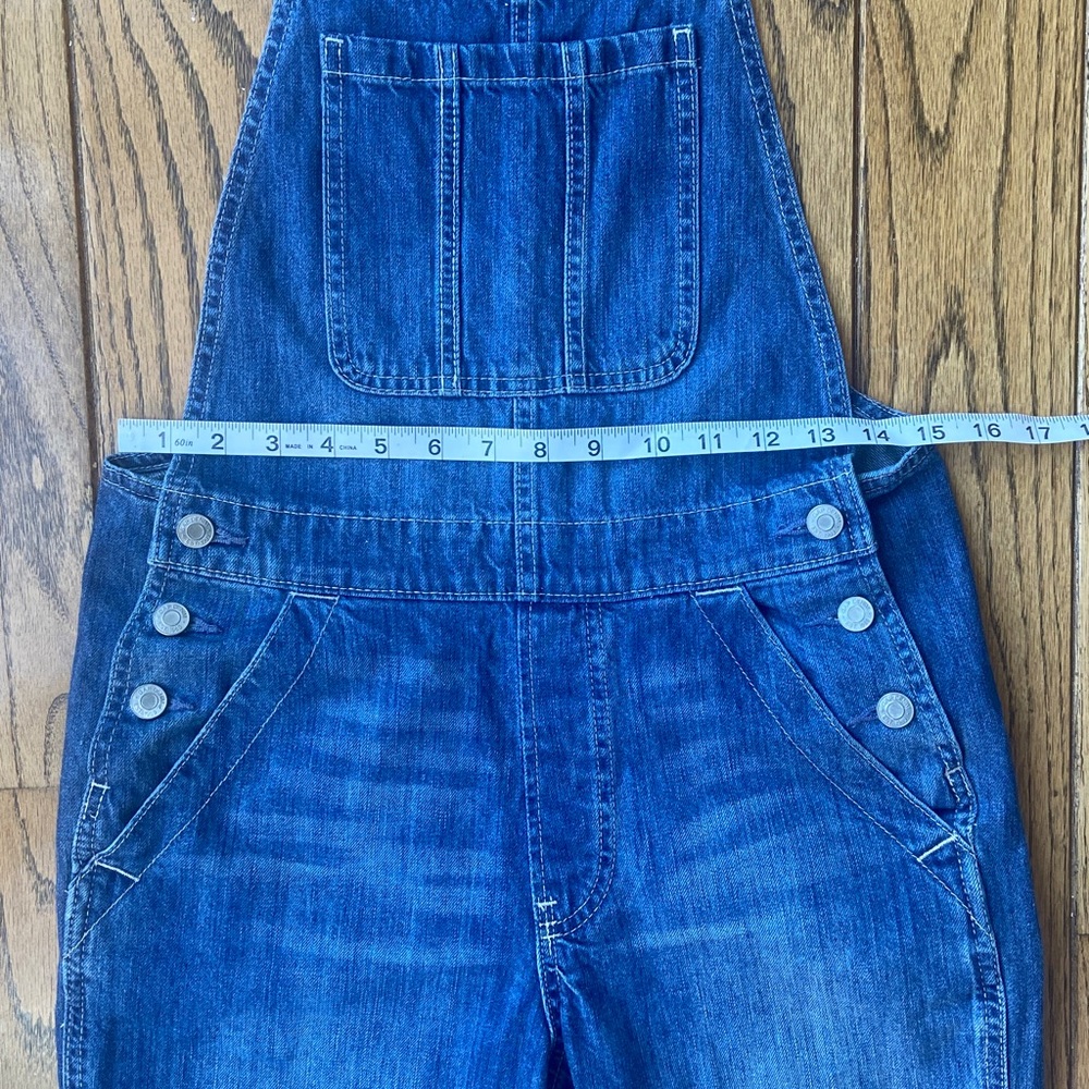 GAP for Good Slouchy Overalls Medium Indigo, Size XS Women - Picture 5 of 13